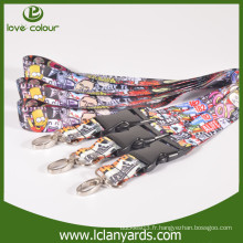 Lanyard de couture en polyester spécial avec votre propre logo